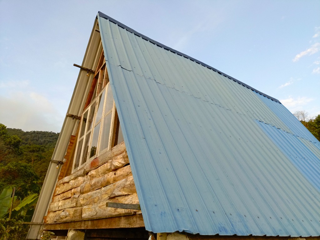 Detalle estructura de madera